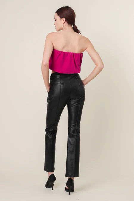 Reina Vegan Leather Pants
