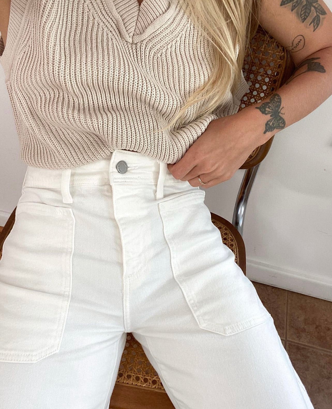 Just Black | High Rise Utility Wide Leg