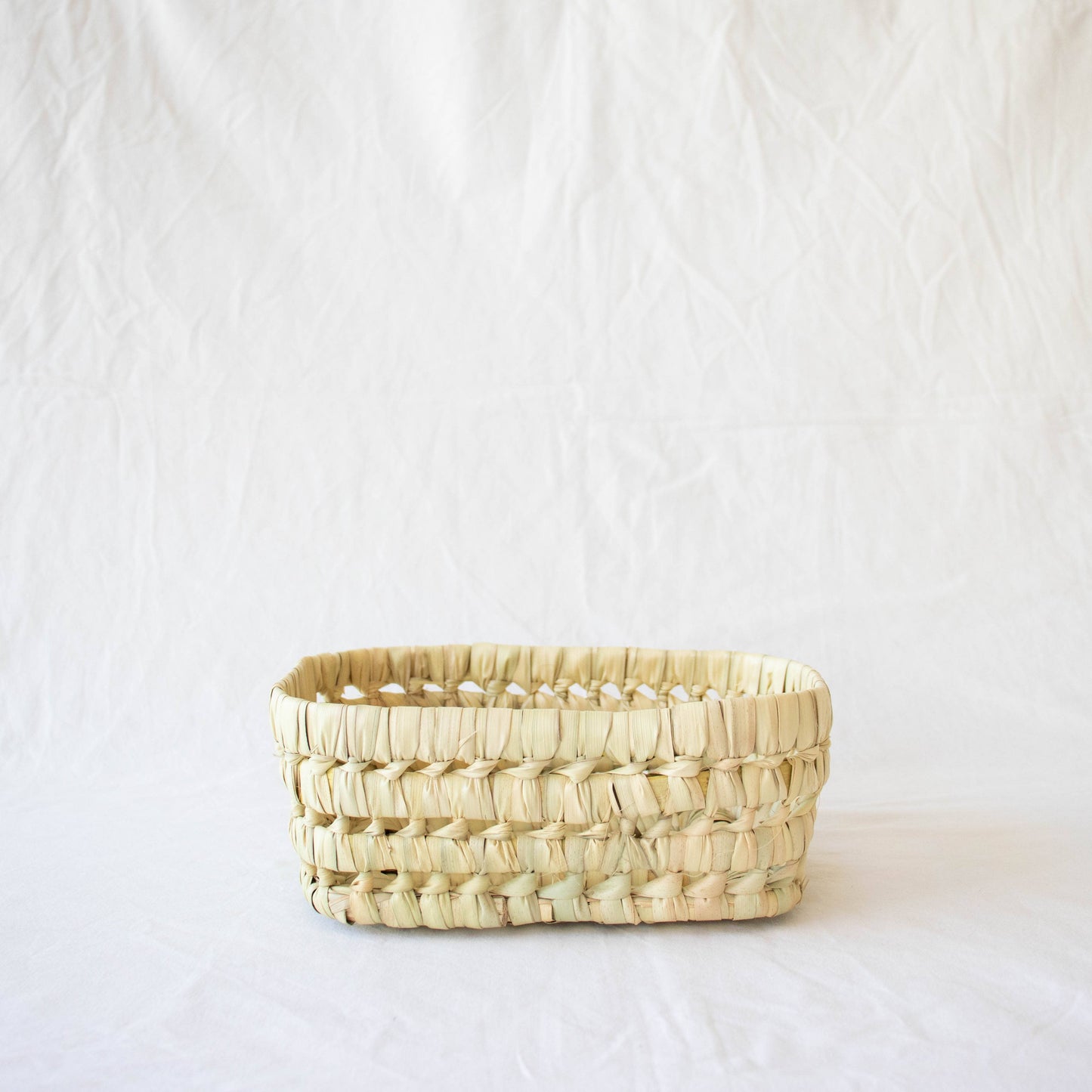SOCCO Designs - Open Weave Storage Basket: 10"x4"x2"