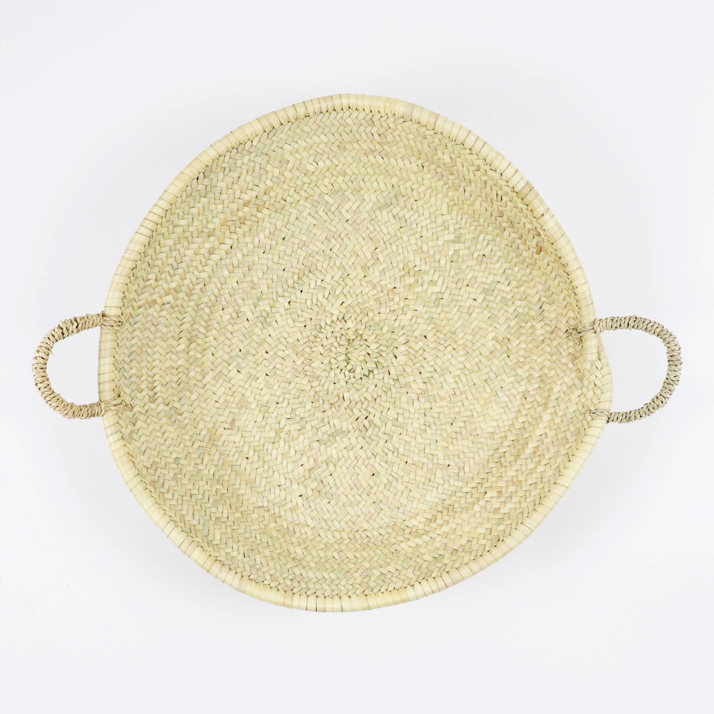 SOCCO Designs - Moroccan Straw Woven Plate: Medium