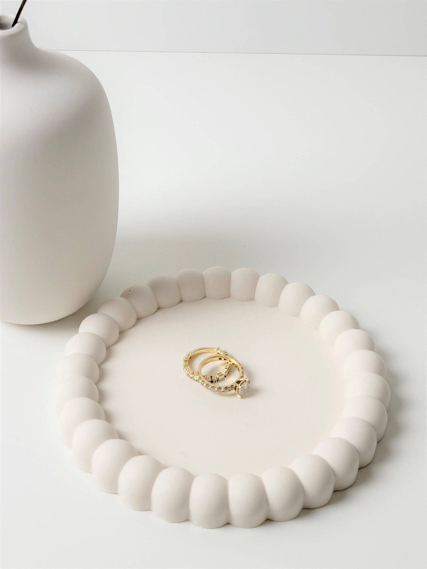 Three Springs Candle Co. - Mochi Donut Small bubble Jewelry trinket tray | dish
