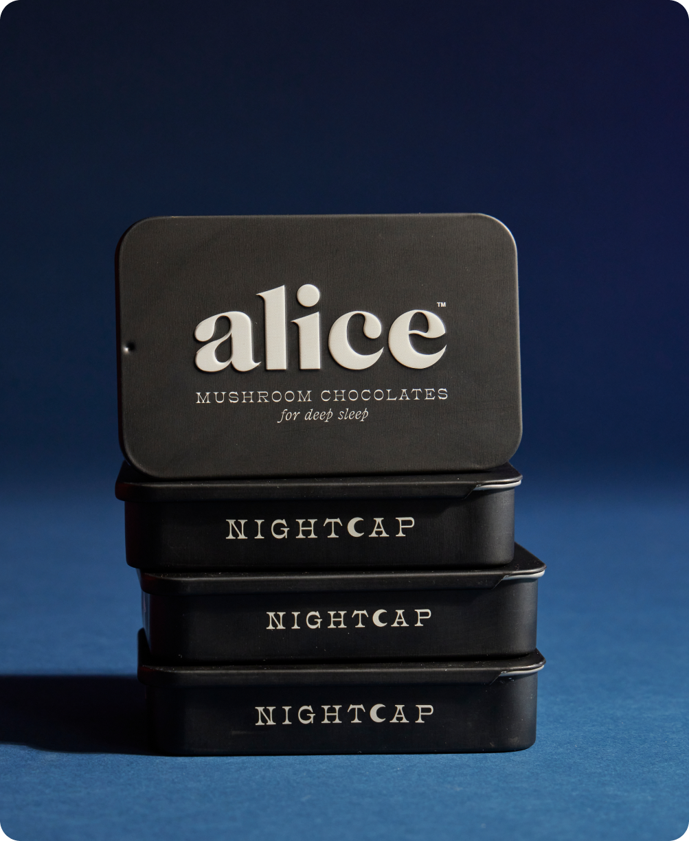 Alice Mushrooms - Nightcap — mushroom chocolates for deep sleep