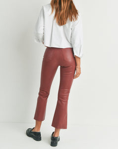 Just Black Denim I Cropped Kick Flare