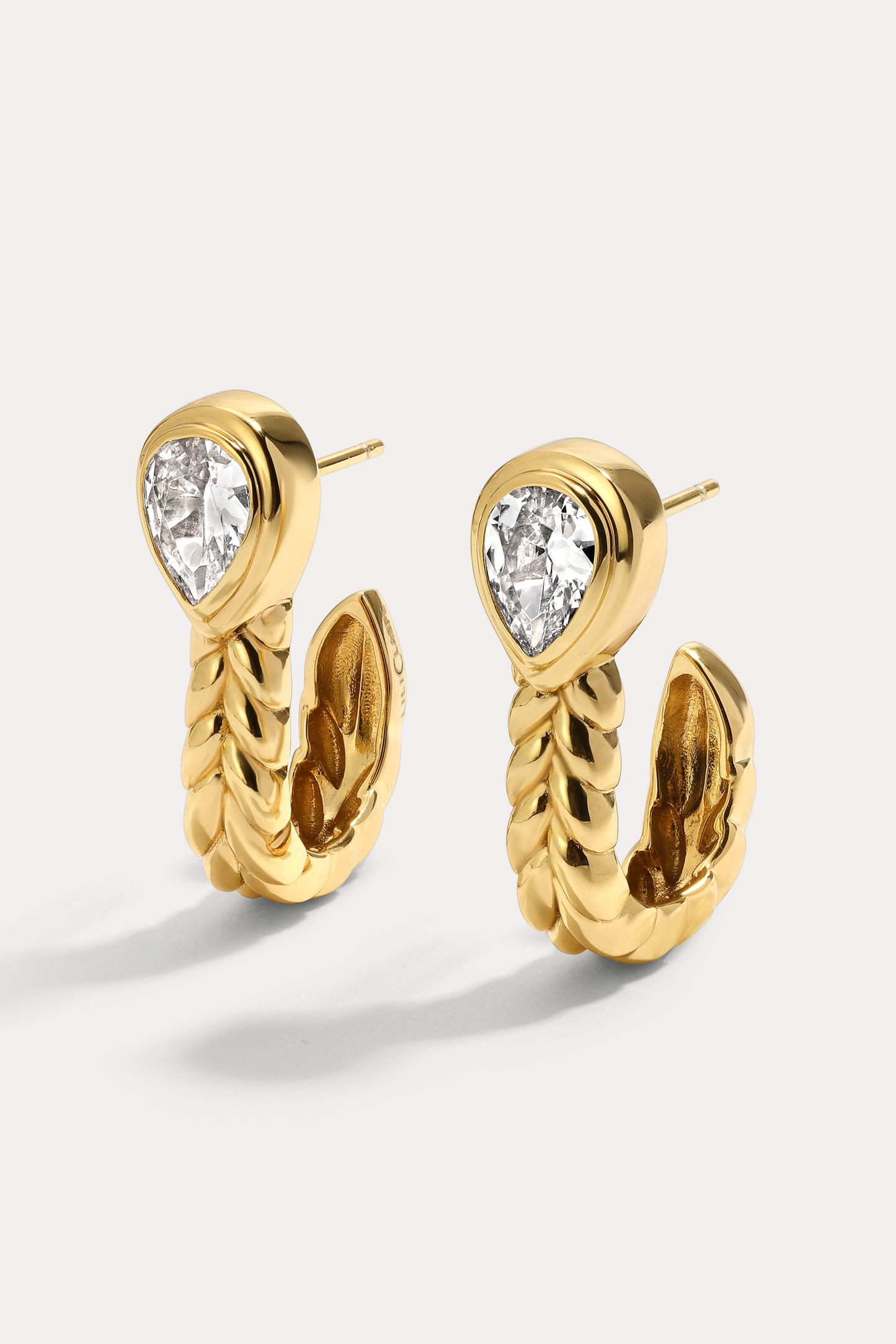 Lili Claspe - Emmeline Hook Earrings: GOLD