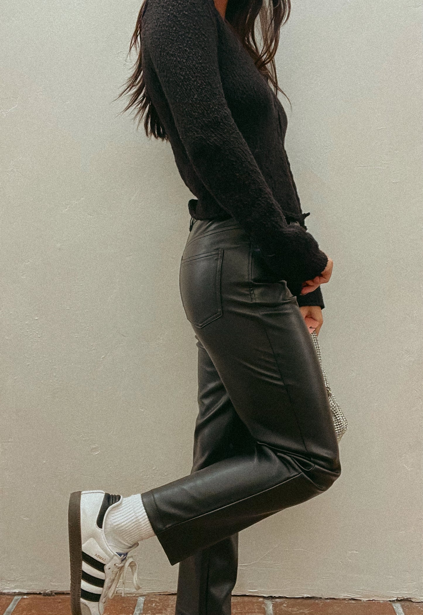 Naomi Vegan Leather Pant