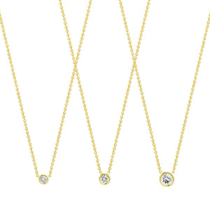 Hortense I Diamond Necklace 2mm 16"