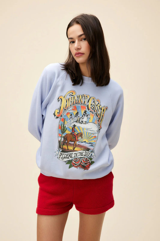 Daydreamer I Johnny Cash Ghost Riders Vintage Sweatshirt