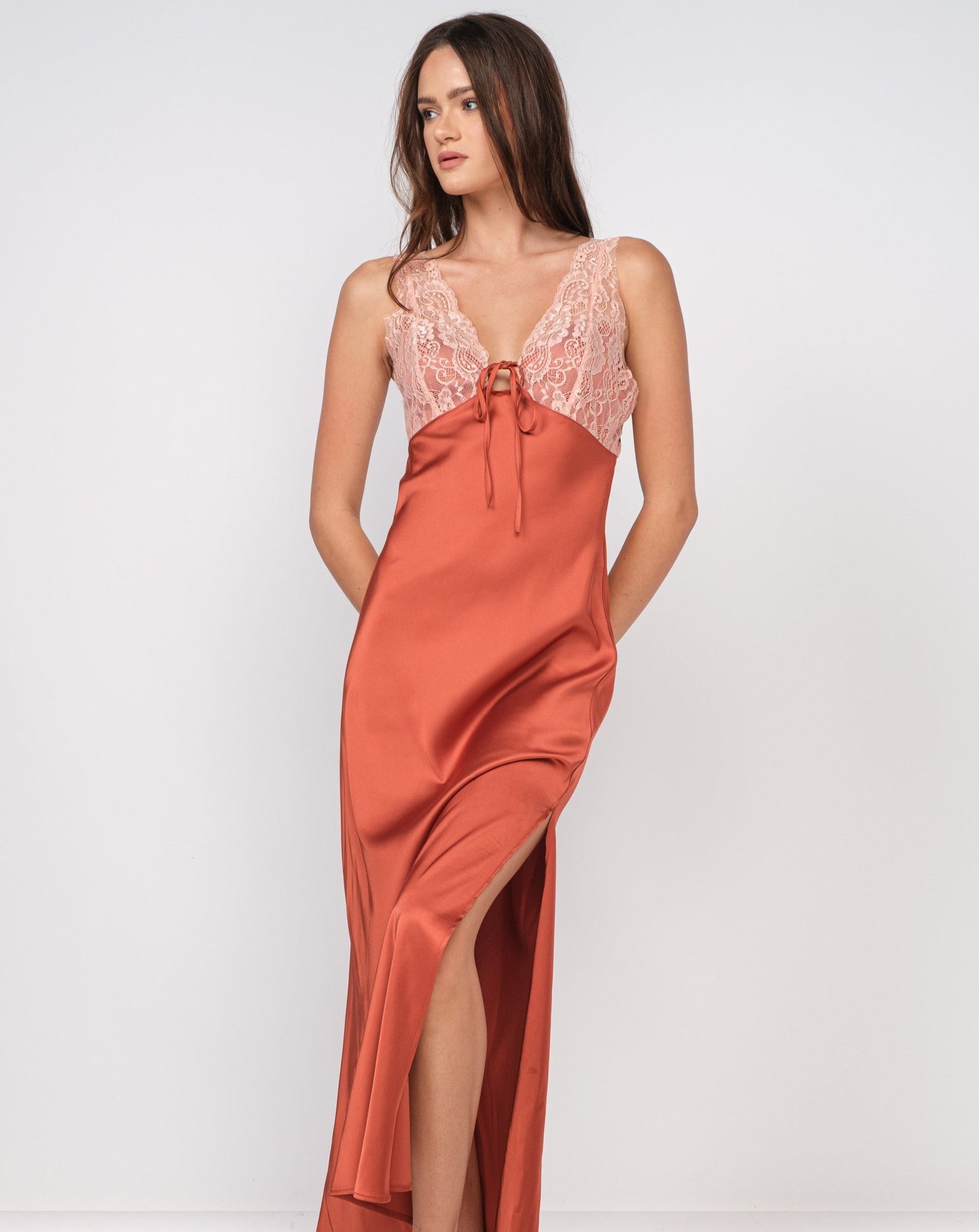 Sofia Satin Dress
