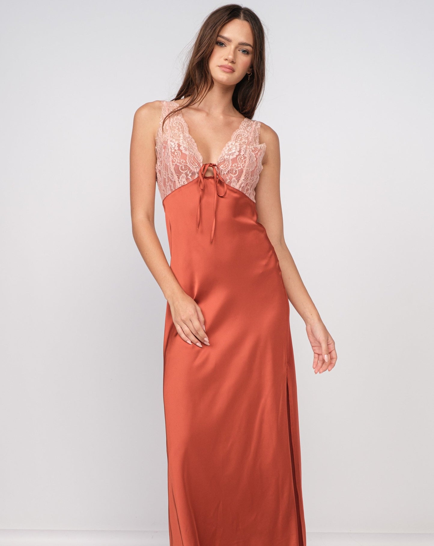 Sofia Satin Dress