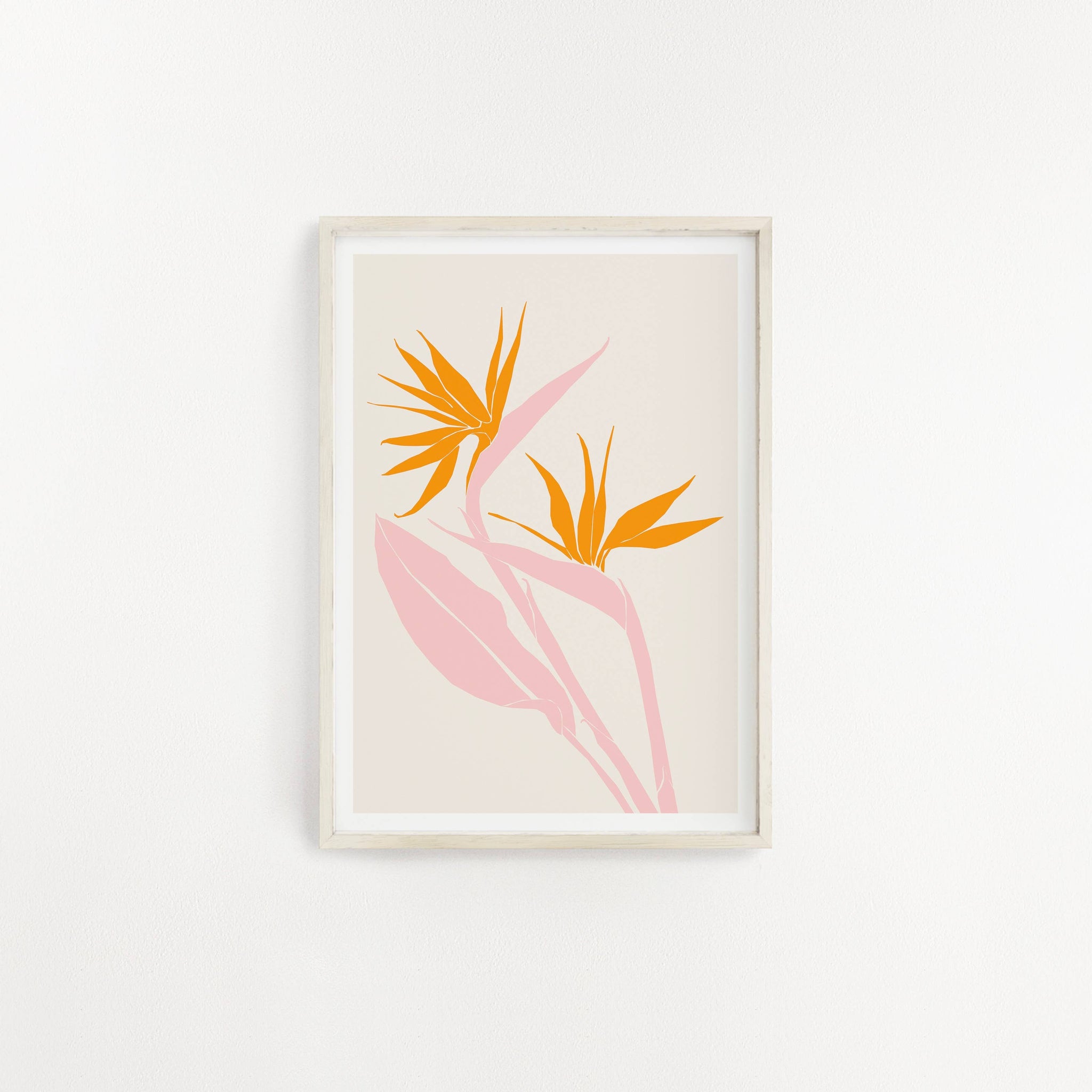 Peechy - Bird of Paradise Plant Print (Small)