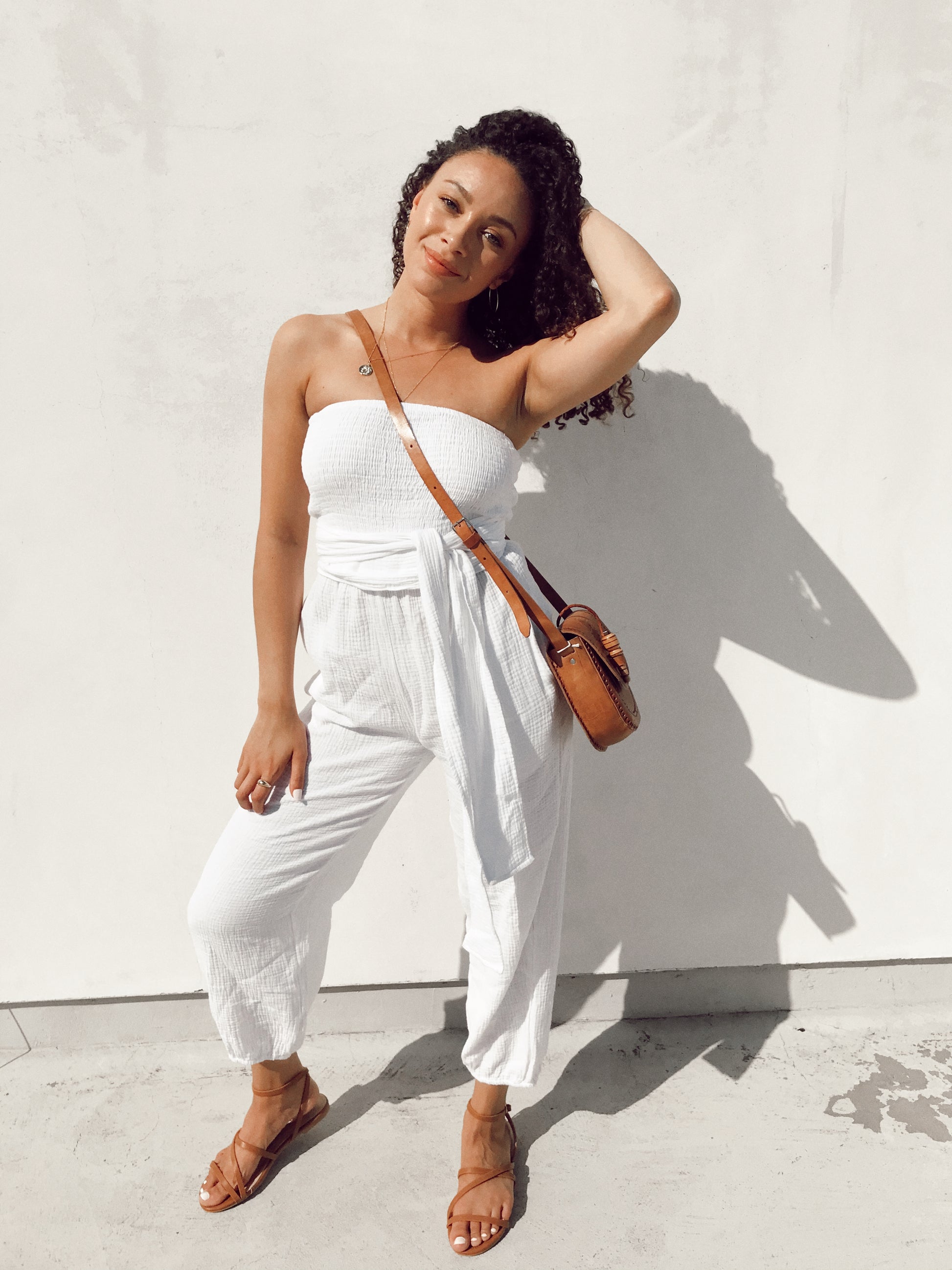 White Jumpsuit & Rompers For Women