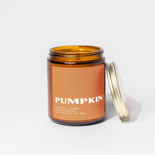 Nomad Design Co - Pumpkin Candle - The Fall Collection