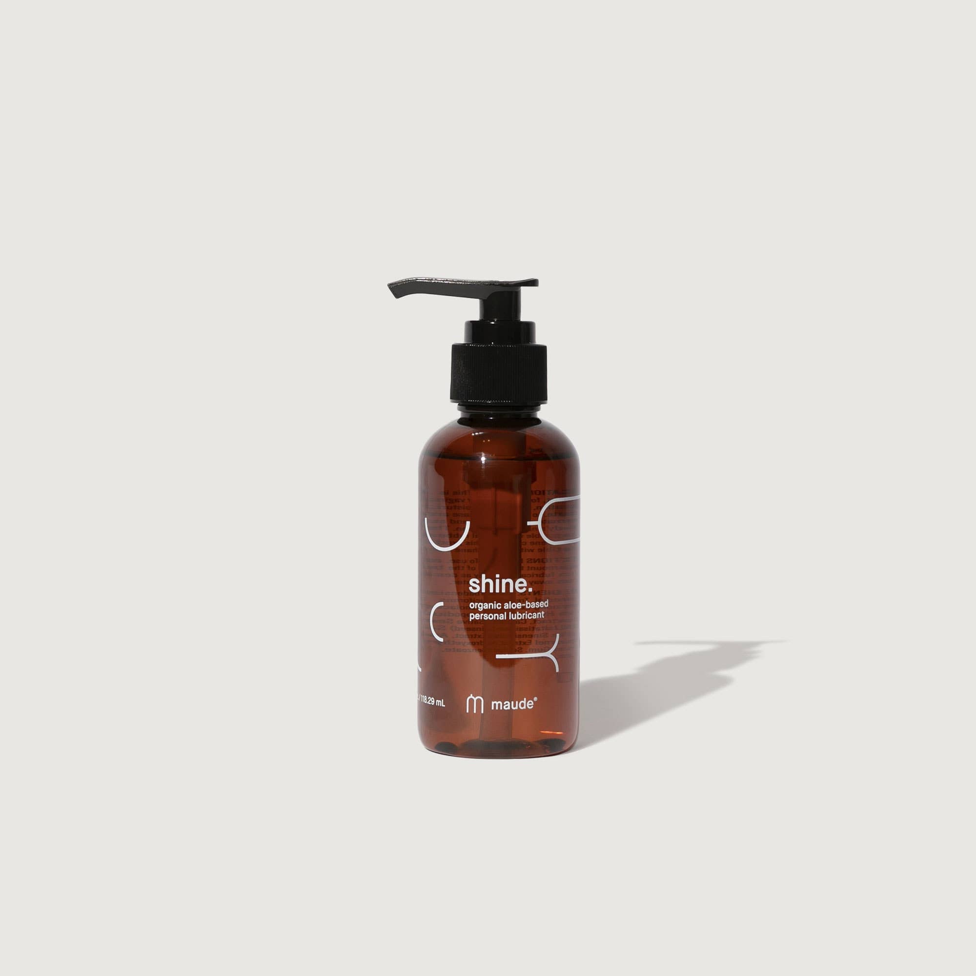 maude - 4 oz Shine, organic aloe-based lubricant