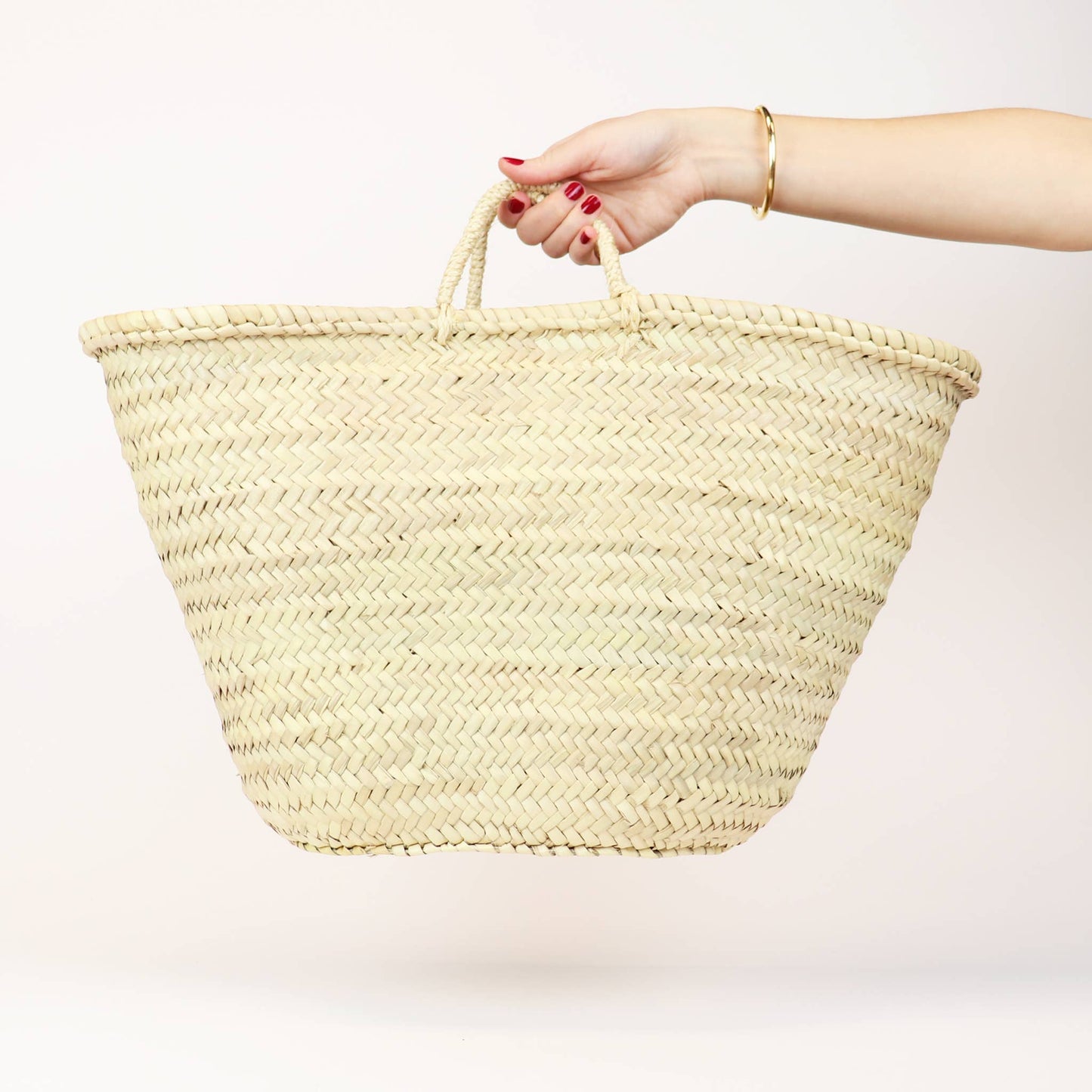 SOCCO Designs - Straw Bag - Miami French Market Basket (Medium)