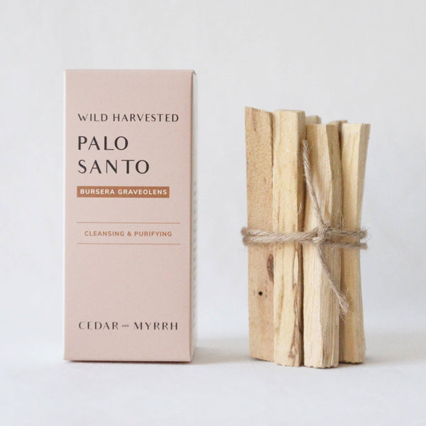 Palo Santo Sticks From Ecuador: Cedar and Myrrh