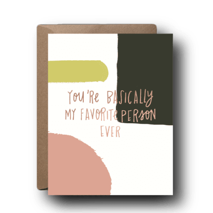 My Favorite Person Love Greeting Card