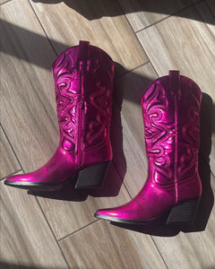 Baylor Cowgirl Boots | Pink