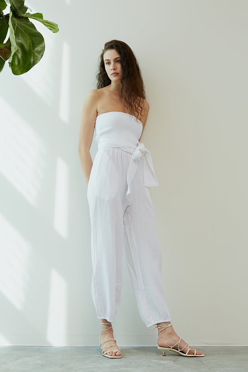White Jumpsuit & Rompers For Women